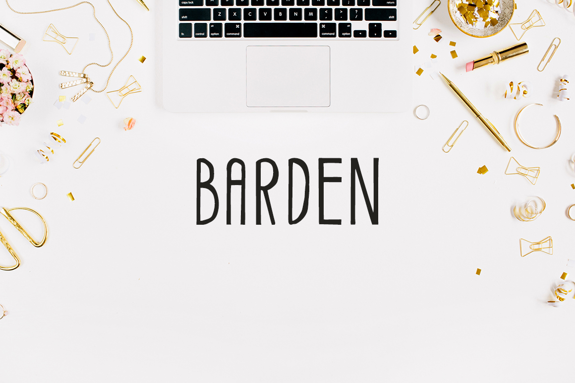 Barden: A Display Font for Editorial Elegance