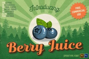 Berry Juice Font Review: A Vintage Touch for Modern Branding