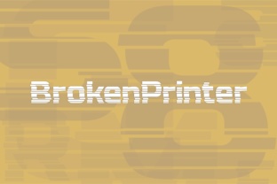 BrokenPrinter: A Font That Adds Personality to Your Brand