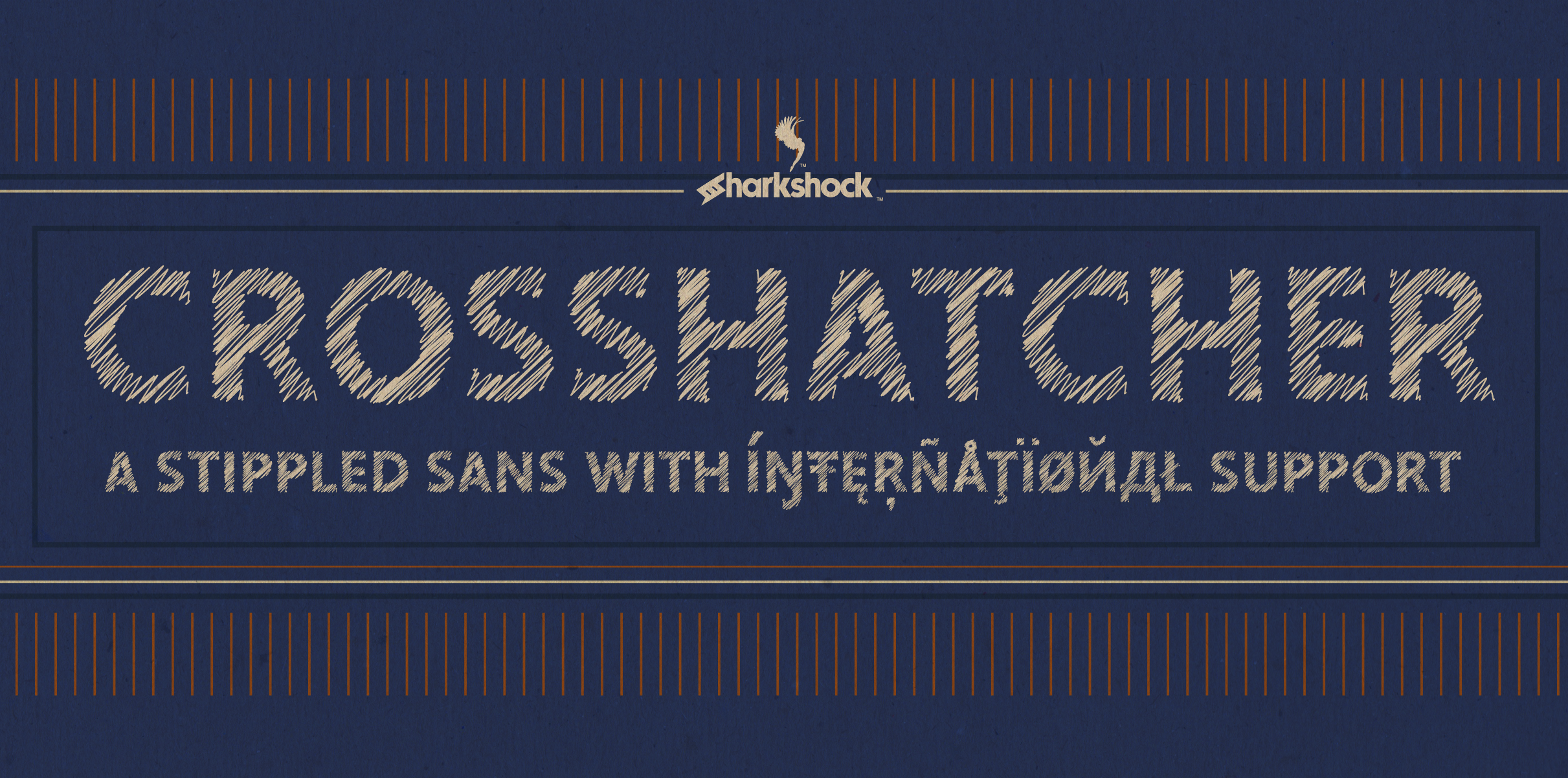 Crosshatcher: A Playful Display Font for Bold Branding