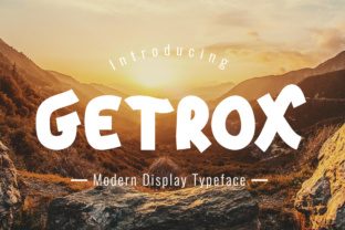 Getrox: A Playful Font for Dynamic Campaigns