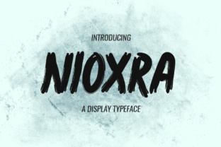 Nioxra: A Display Font That Elevates Your Brand’s Visual Voice