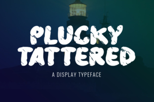 Plucky Tattered: A Font for Bold Digital Expression