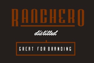 Ranchero: A Wild Typeface for Bold Branding