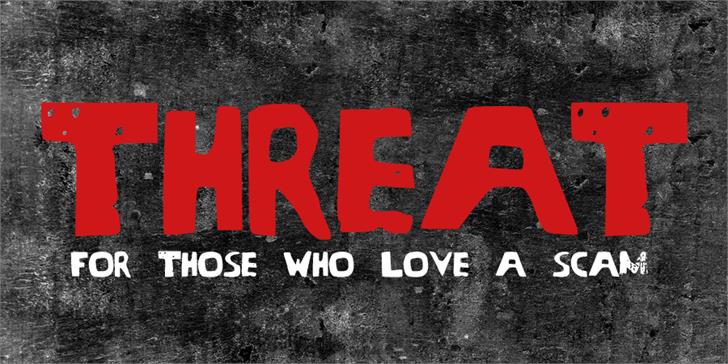 Threat: A Font That Speaks with Character