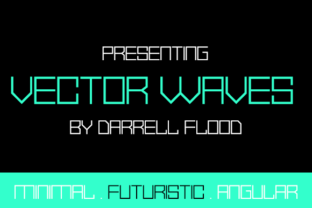 Vector Waves: A Font for Modern Editorial Design